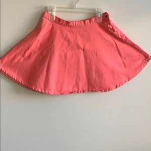 American Apparel  Peach Skater Skirt